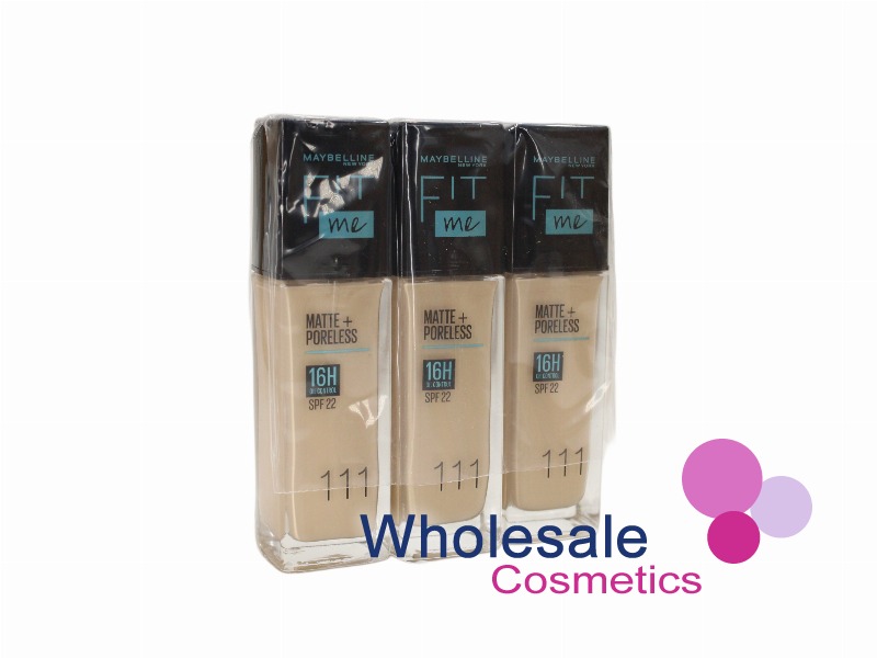 6 x Maybelline Matte And Poreless Foundation - 111